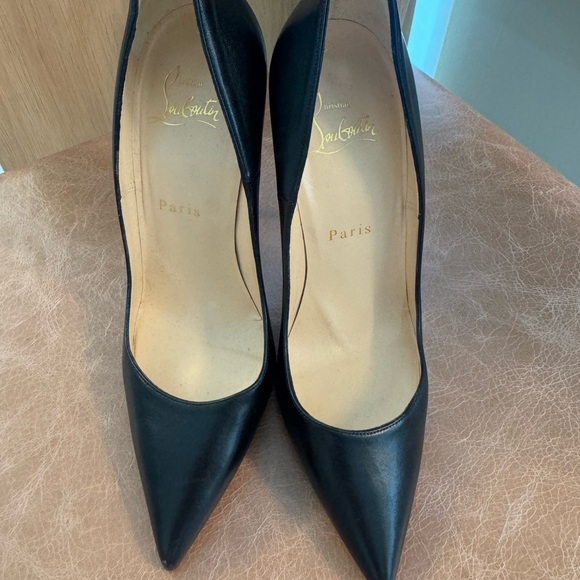 Christian Louboutin Shoes - Kate Red Sole High-Heel Pumps, Black  37